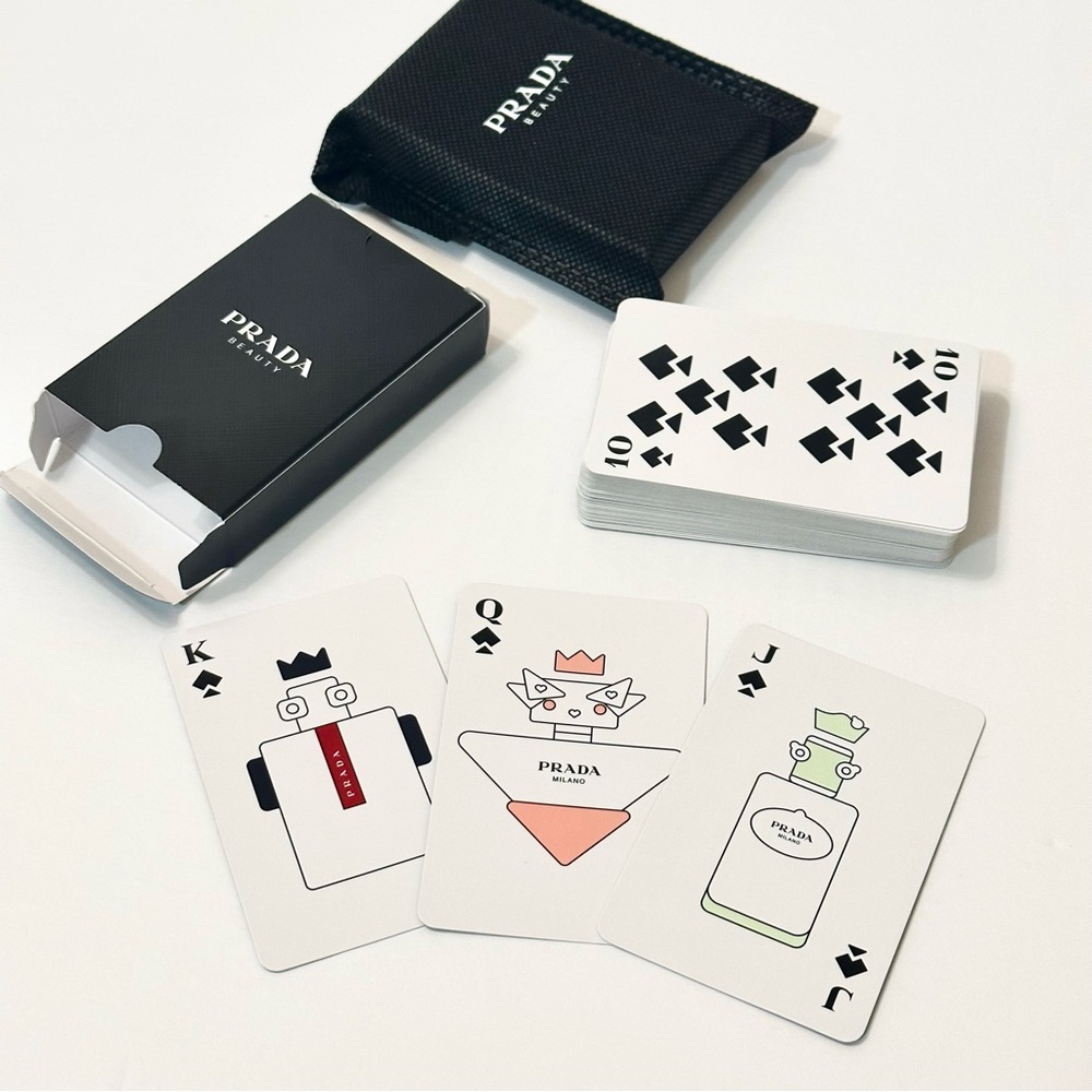 PRADA Beauty Playing Cards